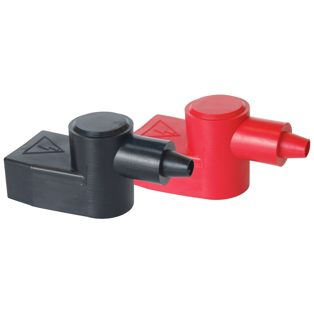 Blue Sea Systems 4005 4 / 2 / 1 Black Red Battery Cable Cap Stud Insulator Kit